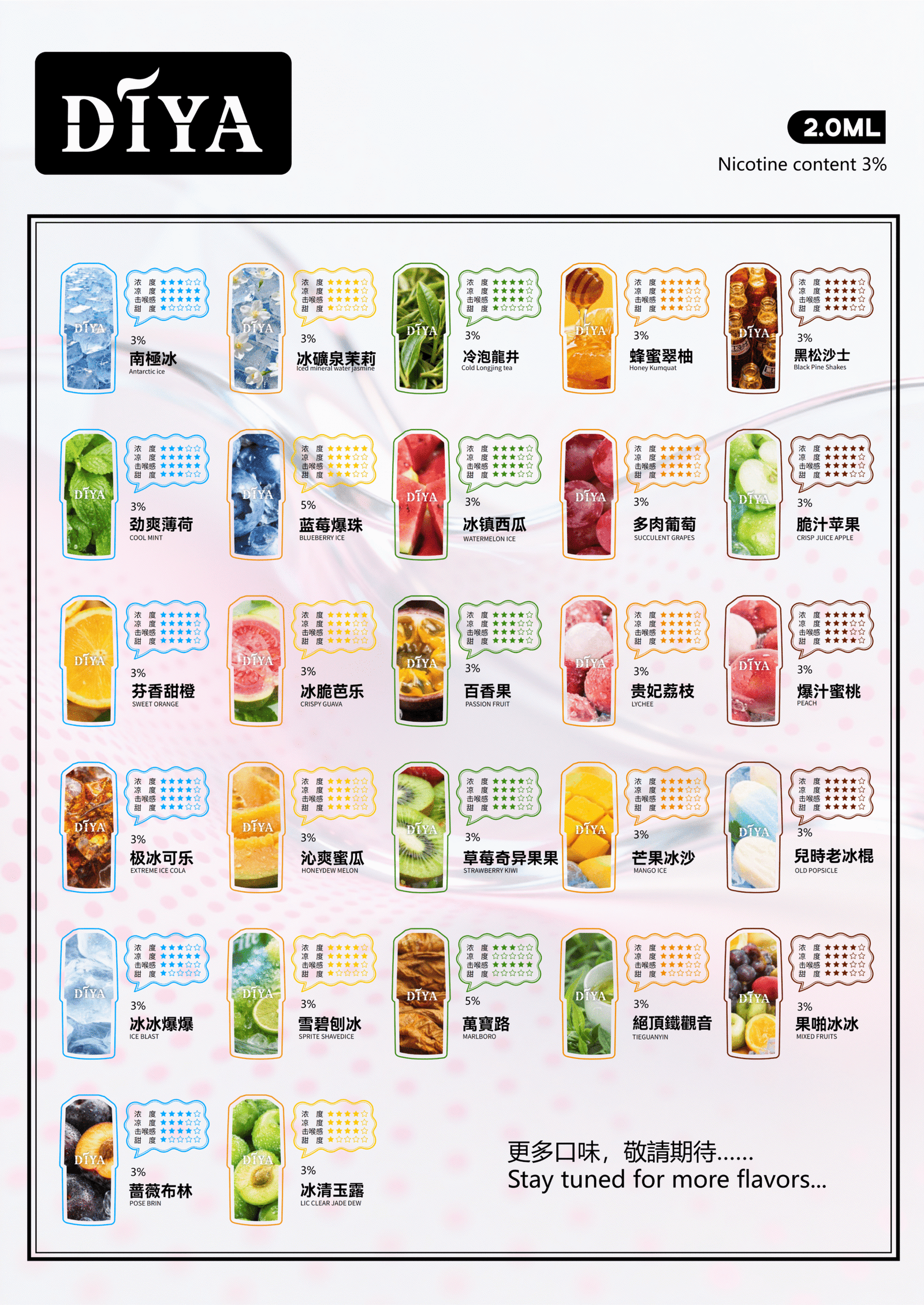 DIYA叮啞煙彈一代通用 / 3顆入 / 巨便宜又濃醇香【滿10送1隨機口味】